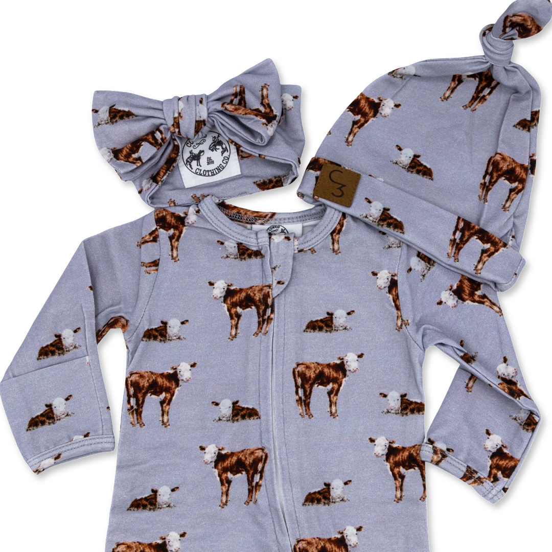 Hereford Footed Jammies