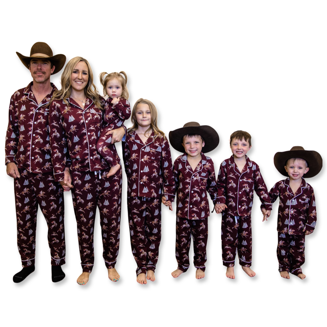 Traditional Red Cowboy Christmas Set