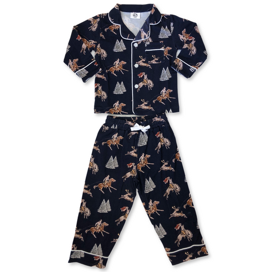 Classic Navy Cowboy Christmas Set