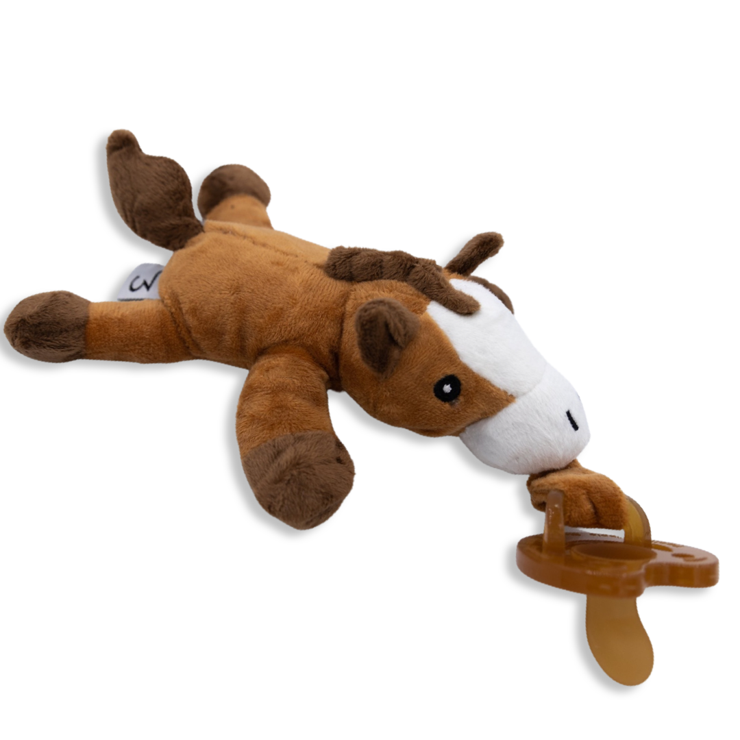 Bay Horse Detachable Pacifier Cowkid Clothing Company