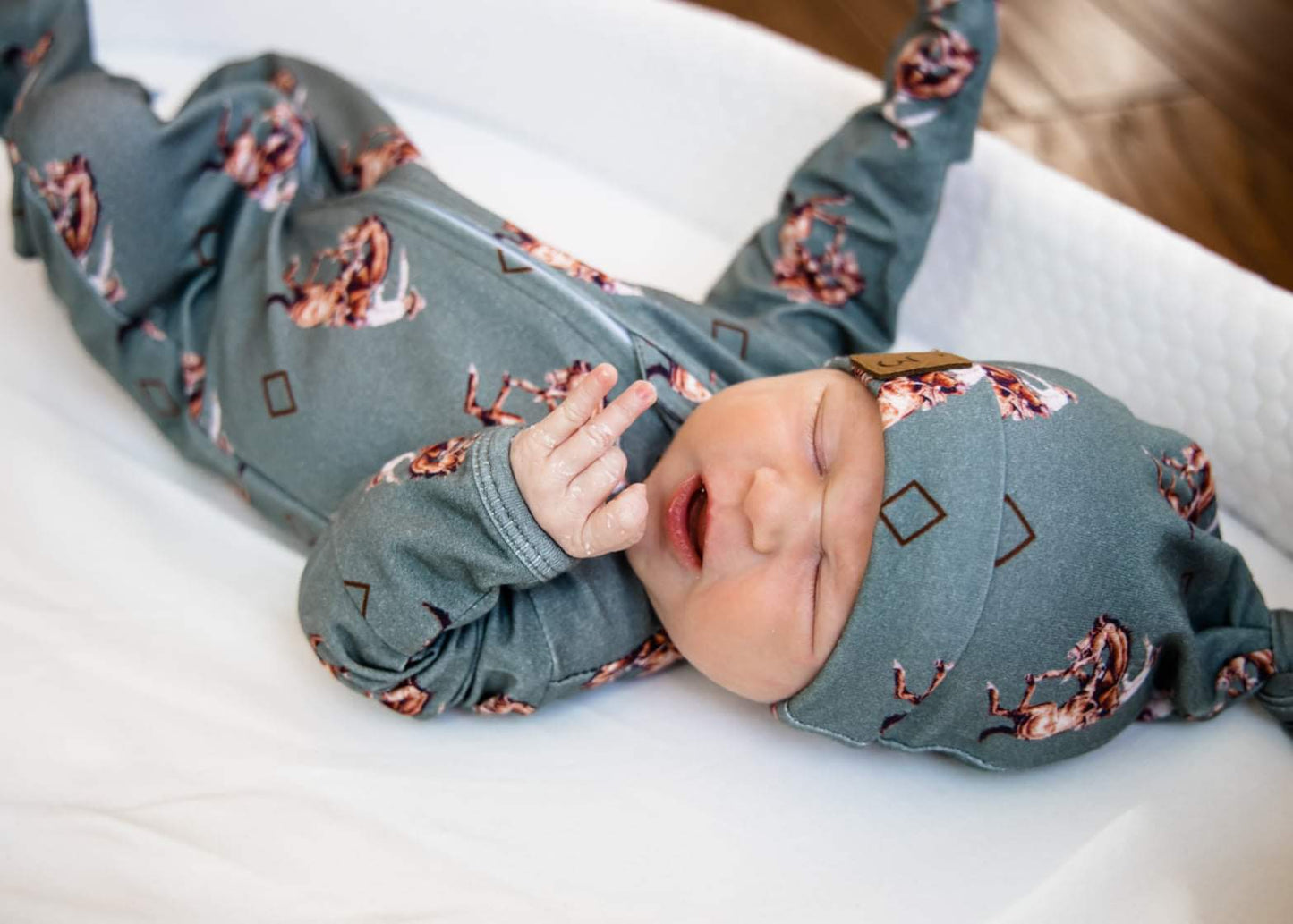 Teal Bronc Jammies