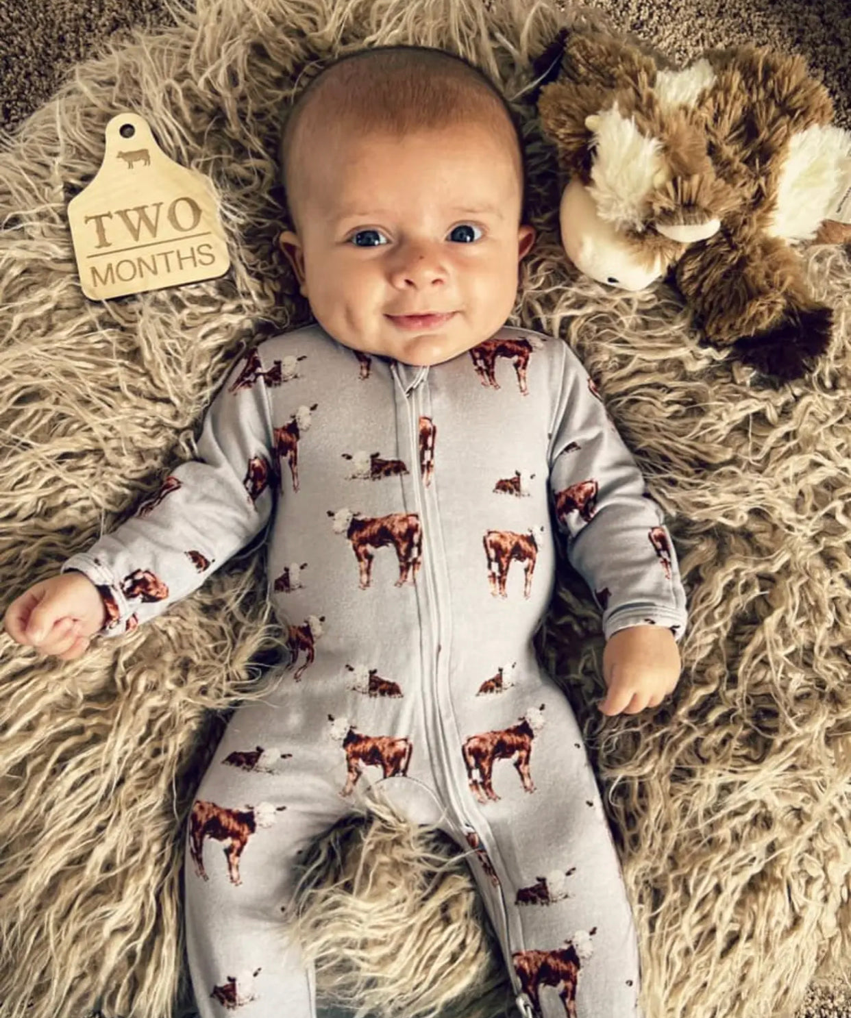 Hereford Footed Jammies