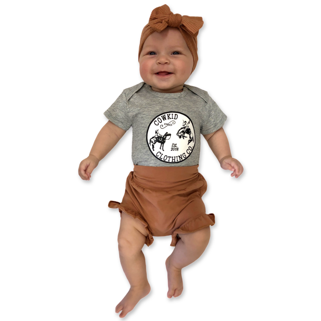 Cowkid Logo Onesie