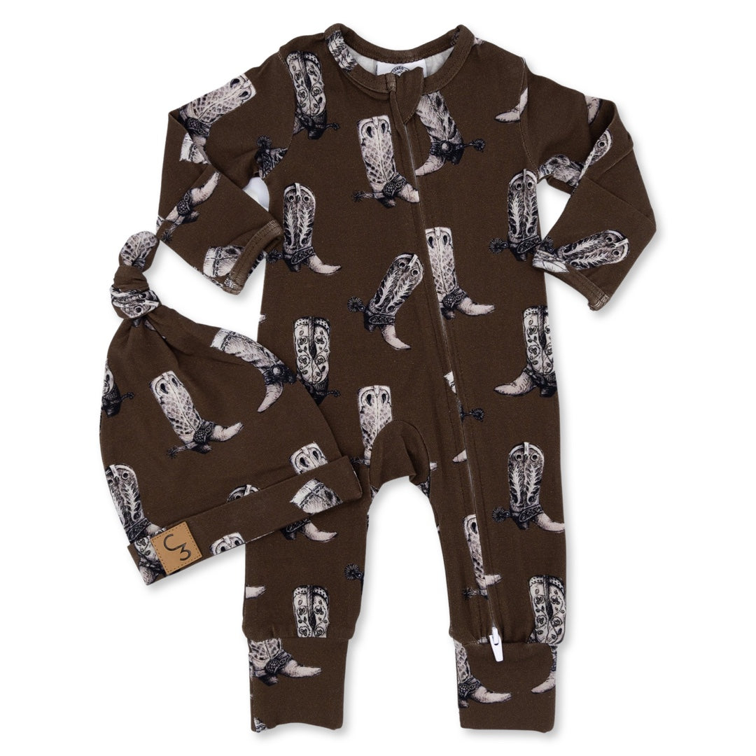 Boots Folding Feet Jammies