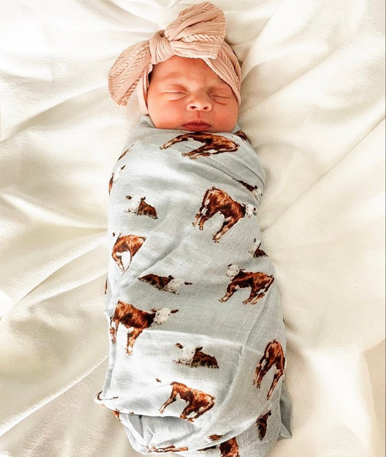 Hereford Bamboo Muslin Swaddle