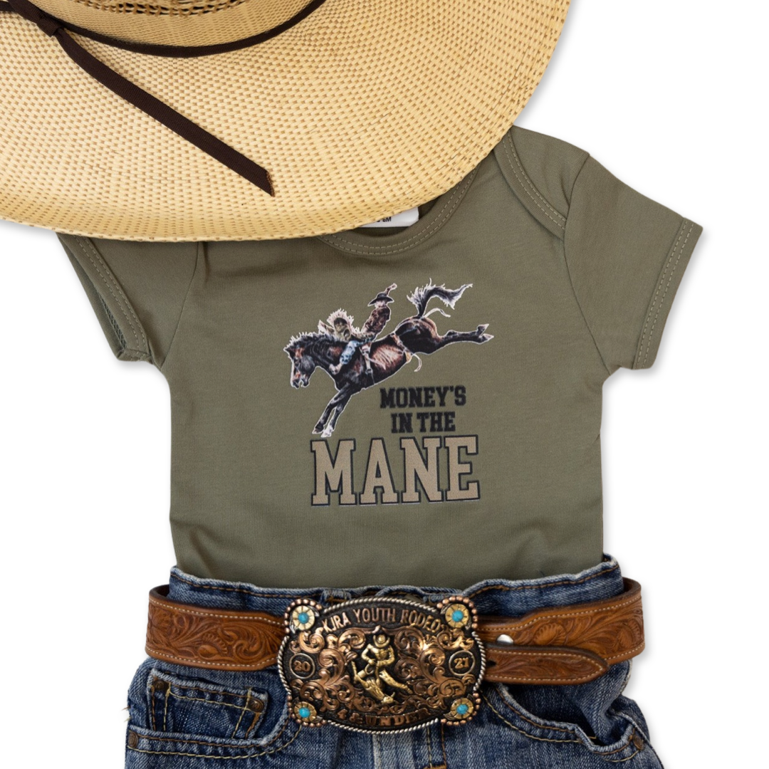 Money's in the MANE Onesie