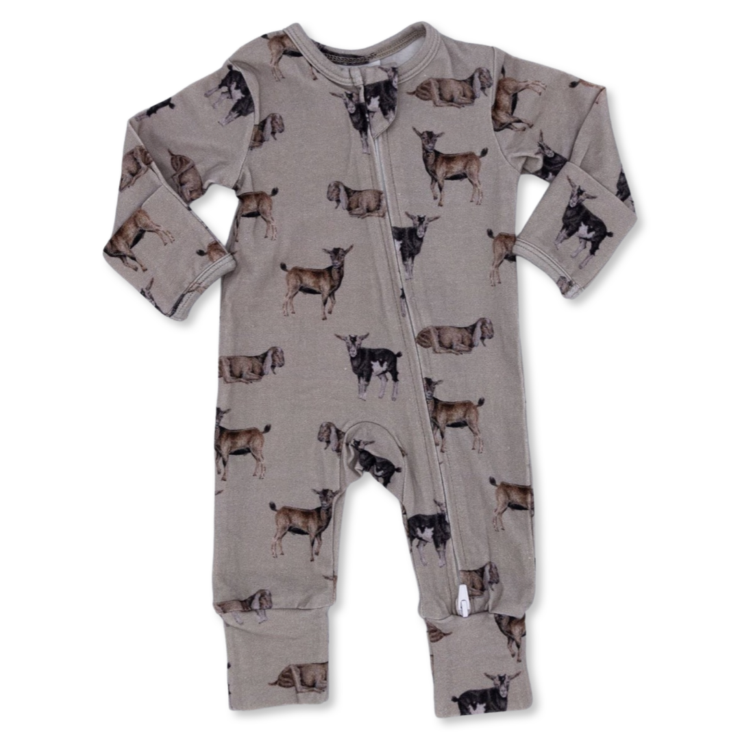 Goat Folding Feet Jammies Cowkid Clothing Company