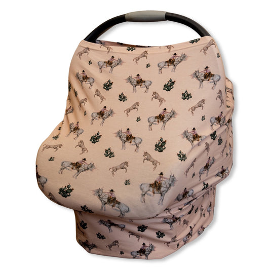 Western Unicorn Car Seat Cover