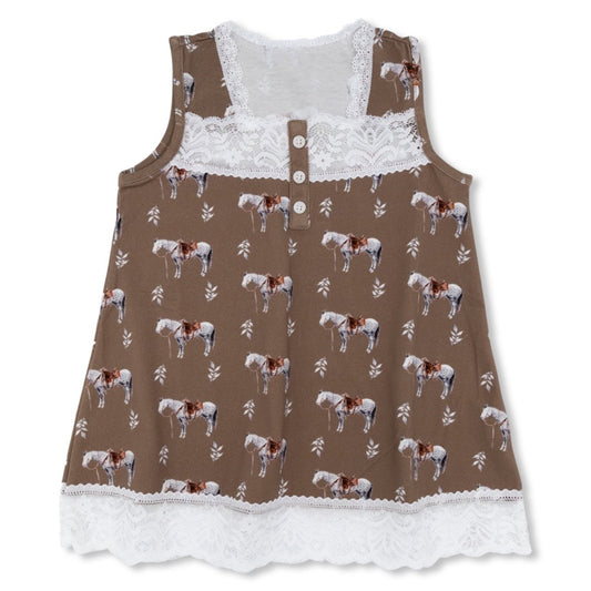 Almond Ranch Horse Gown
