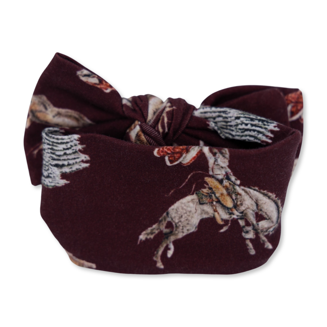 Traditional Red Cowboy Christmas Headband