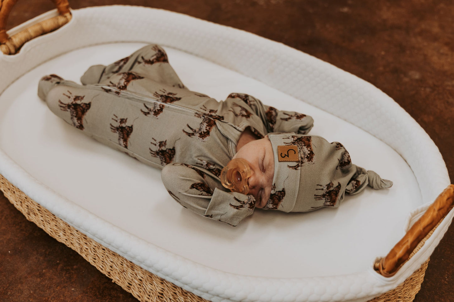 Sagebrush Longhorn Folding Feet Jammies