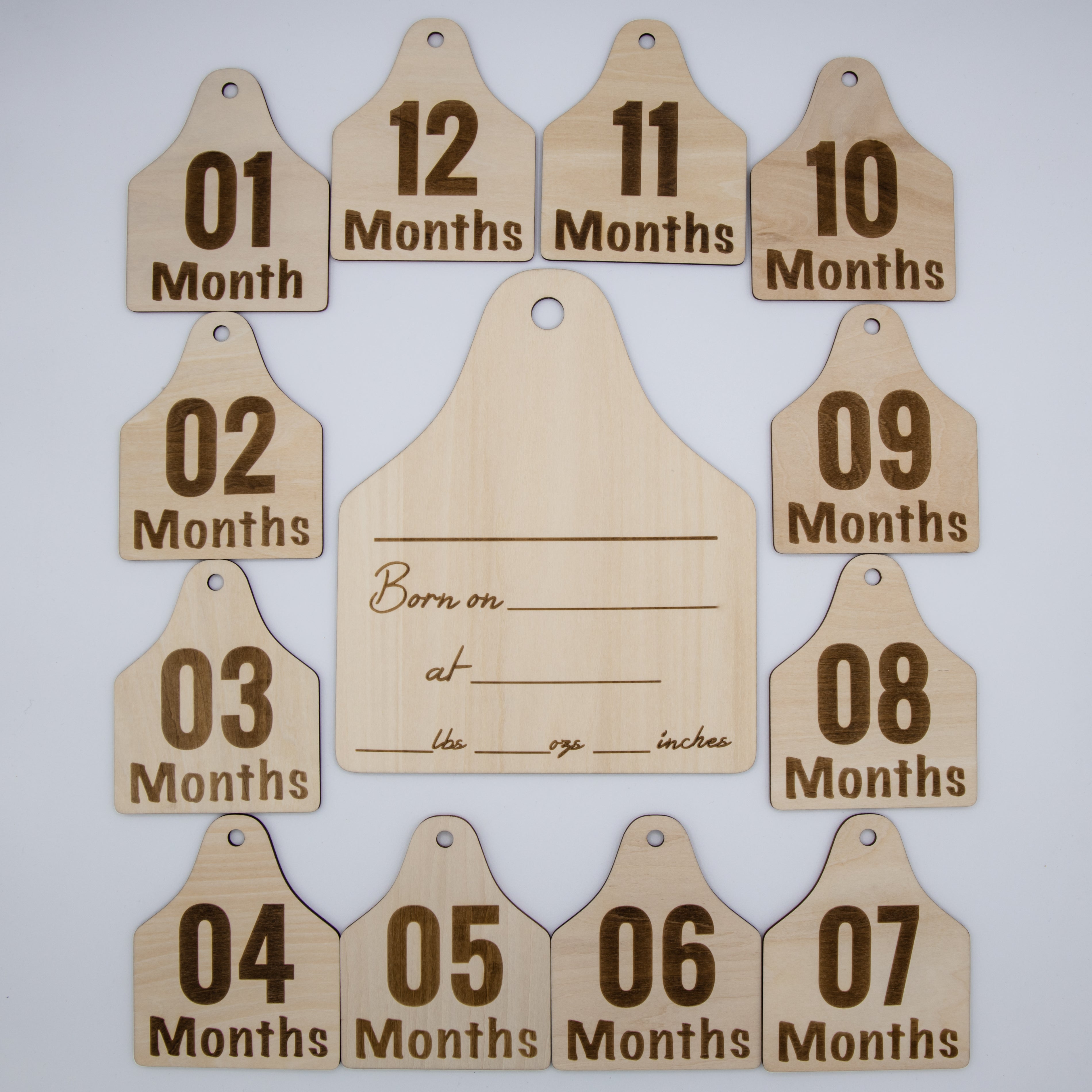 Announcement & Milestone Signs – Cowkid Clothing Company