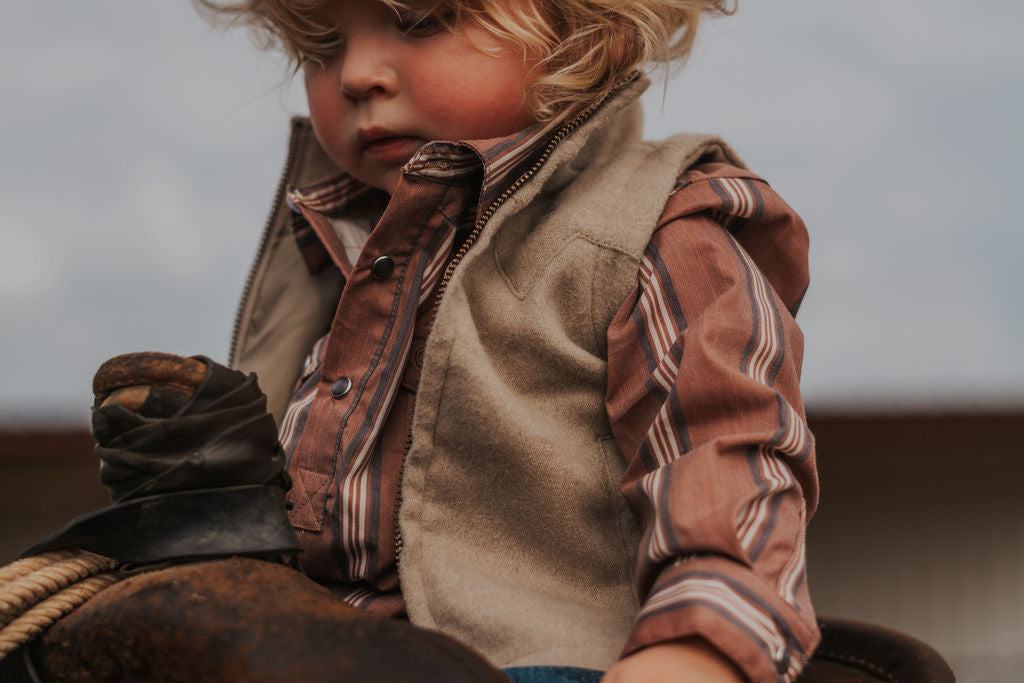 Mountain Mist Vest with Satin Lining
