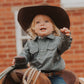 Mistletoe Long Sleeve Pearl Snap Onesie