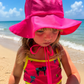NEON Pink Infant Sun Hat