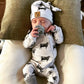 Gray Angus Newborn Baby Hat