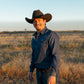 Dark Denim Long Sleeve Pearl Snap (Toddler-Adult)