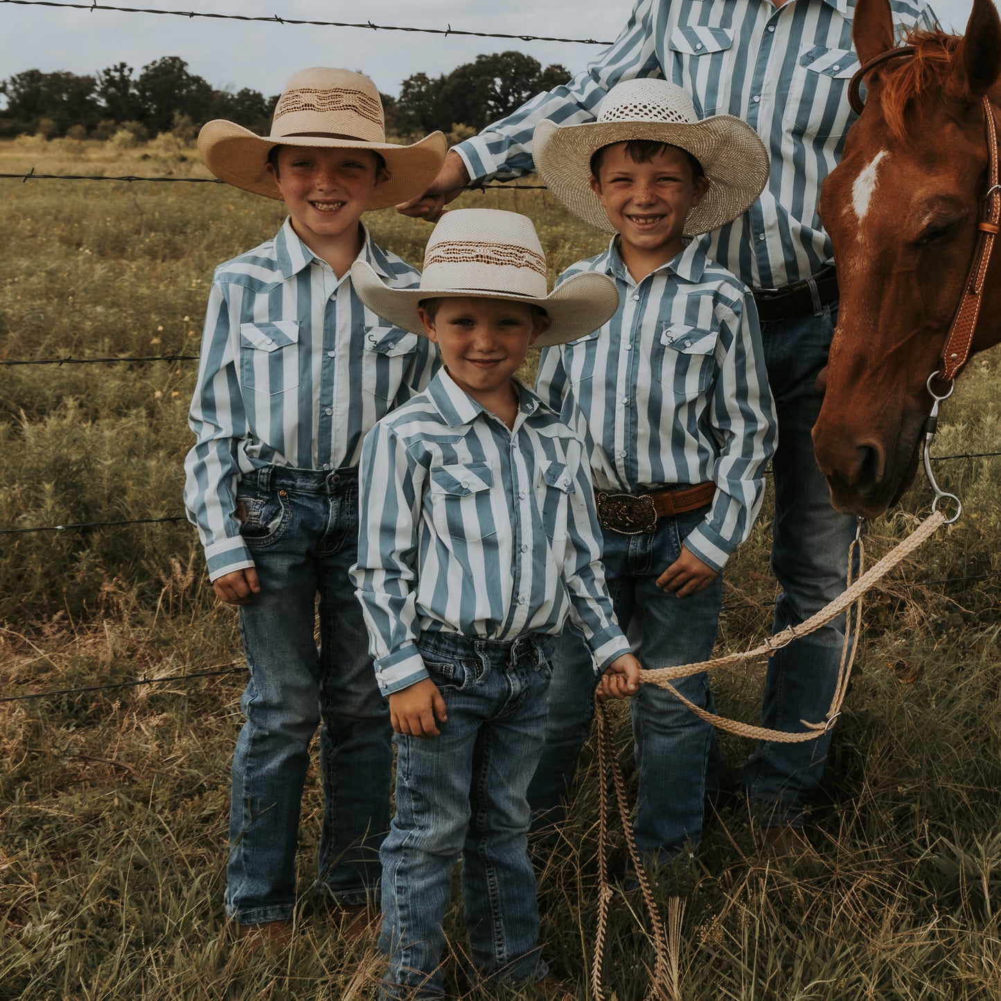 Powder River Long Sleeve Pearl Snap (Toddler-Adult)