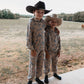 Mustard Cowboy Sweatsuit Hoodie & Pants (infant-youth)