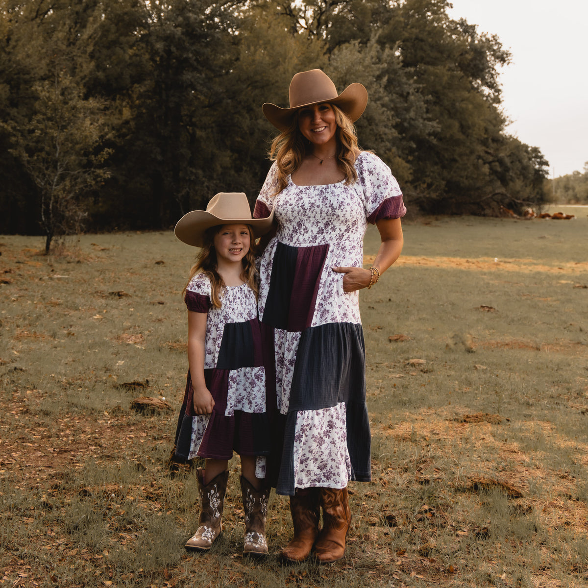 Miss Maverick Patchwork Cotton Gauze Dress (Infant-Adult)