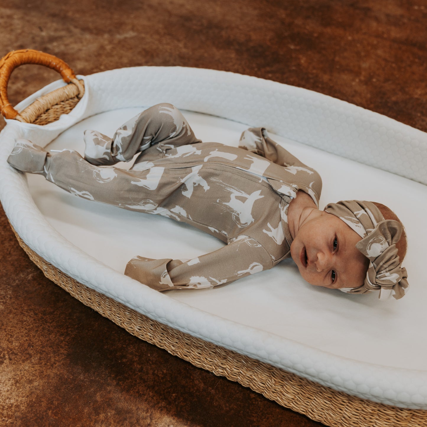 Rustic Roots Folding Feet Jammies