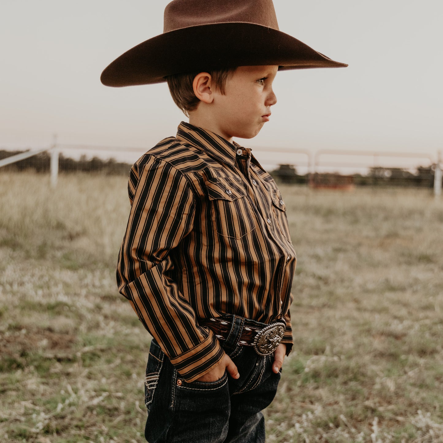 Ariat Buckstitch Floral Tooled Belt