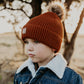 Rust Pom Beanie