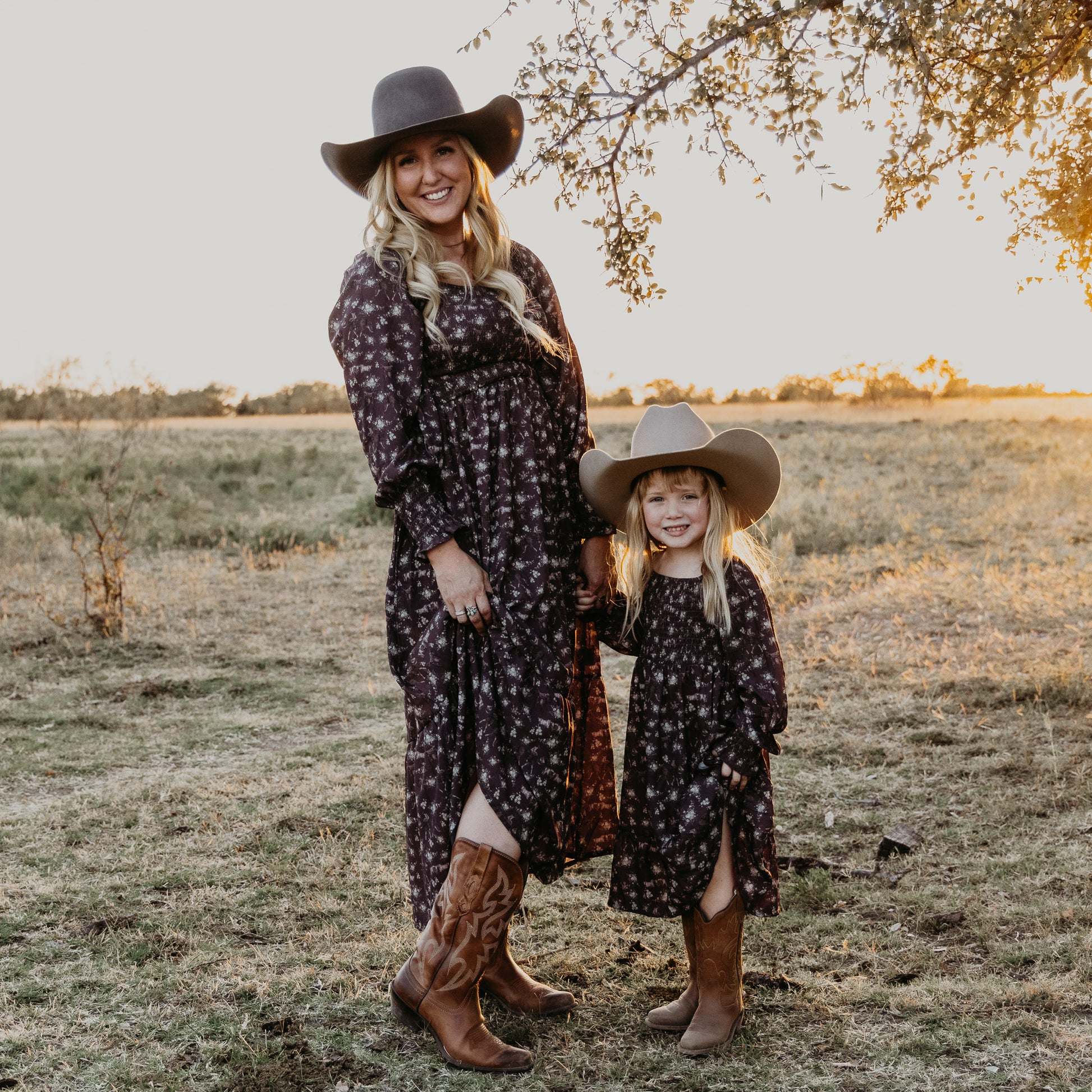 Sweet Serenity Long Dress (infant-adult) – Cowkid Clothing Company Sweet Serenity Long Dress (infant-adult) – Cowkid Clothing Company