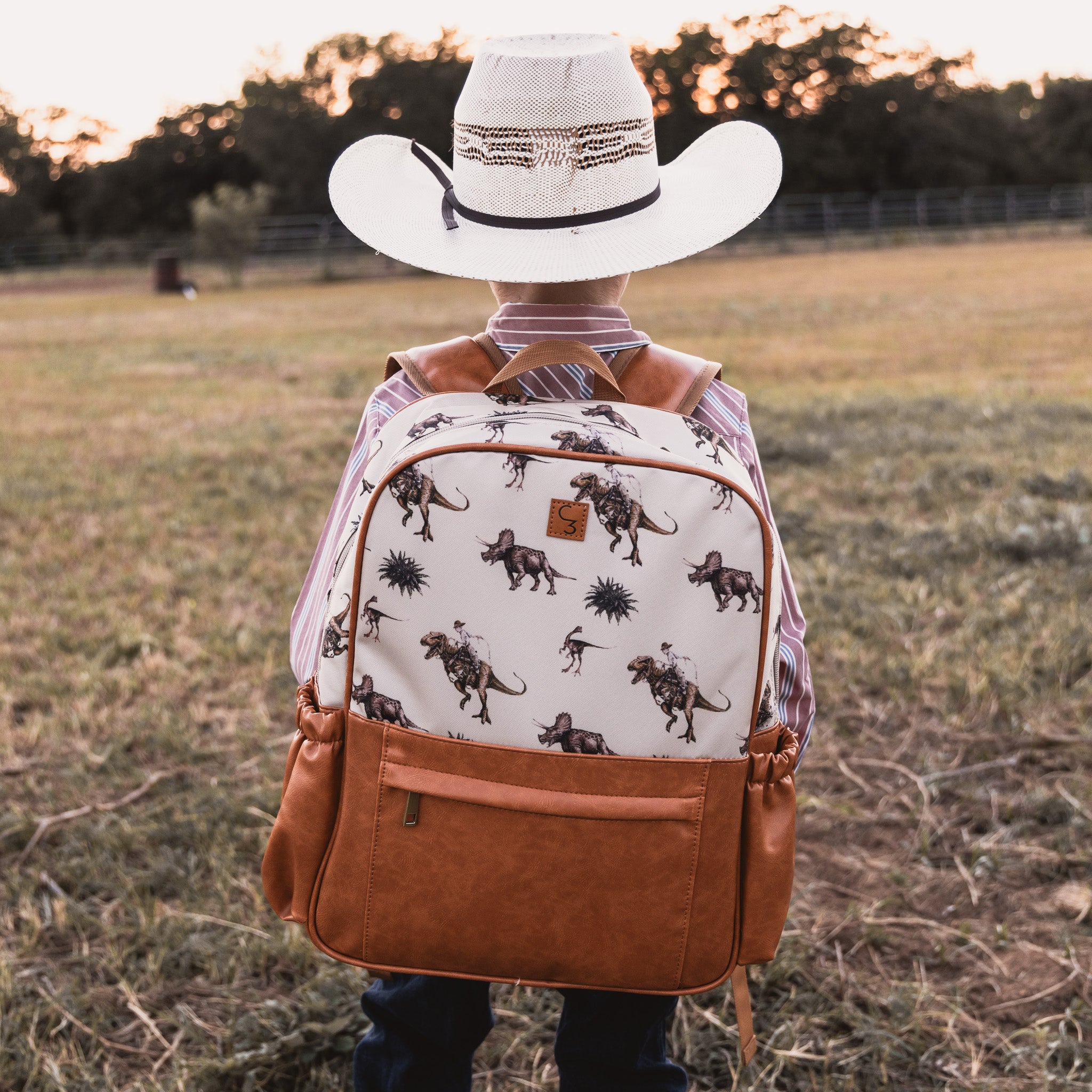 Cowboy Dino Backpack Cowkid Clothing Company