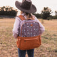 Mauve Ranch Horse Backpack