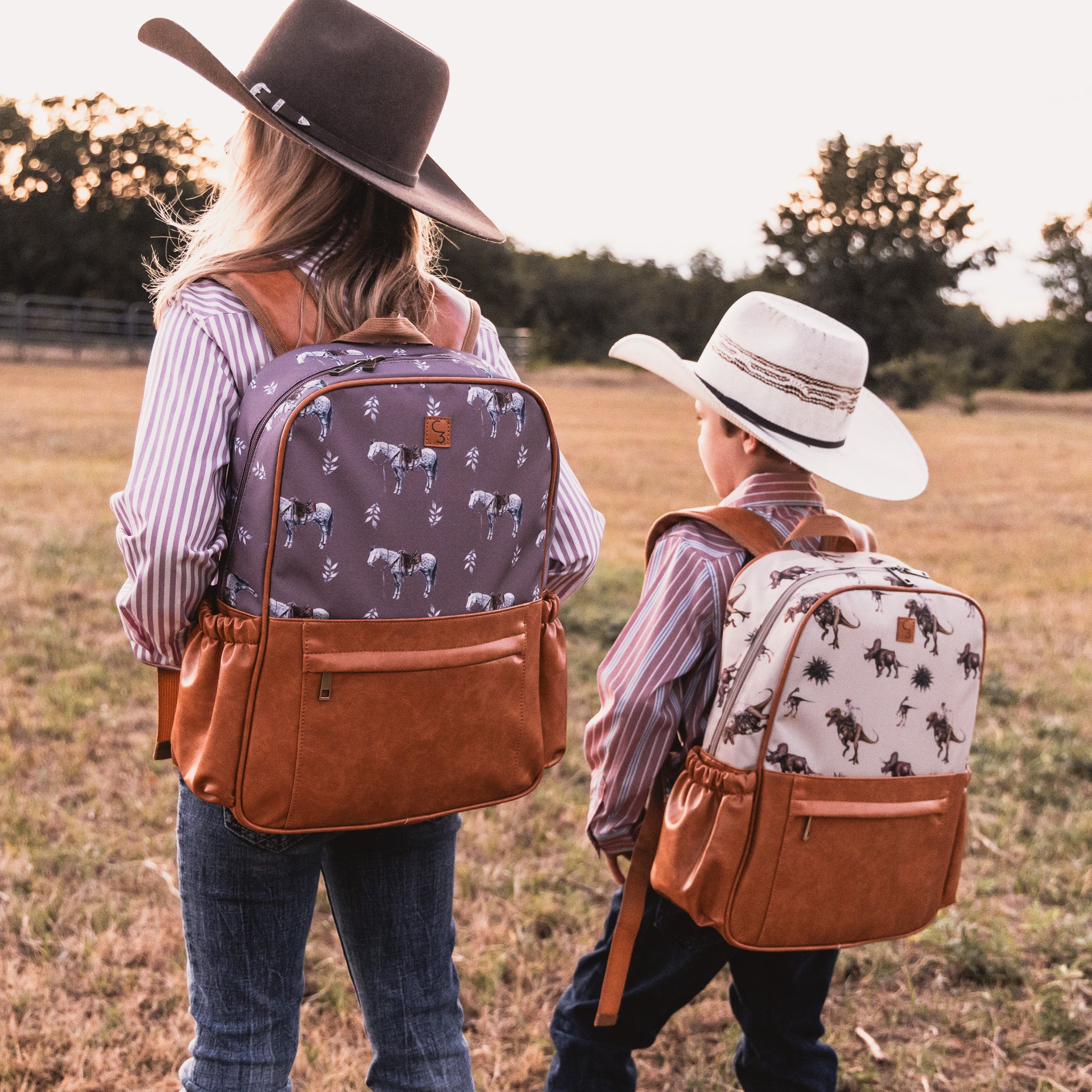 Cowboy Dino Backpack Cowkid Clothing Company