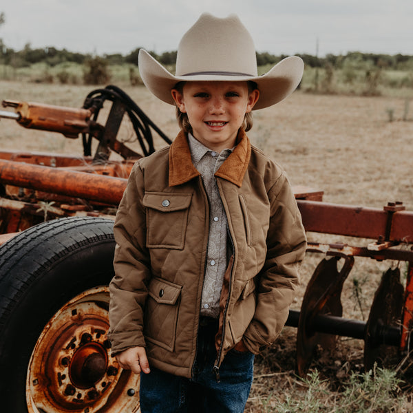 Veste Enfant Vintage Cowboy Jack And Jill Togs - Taille 4T - Vert - Occasion Très Bon état