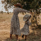 Western Daydream Tan/Brown Dress (infant-adult)