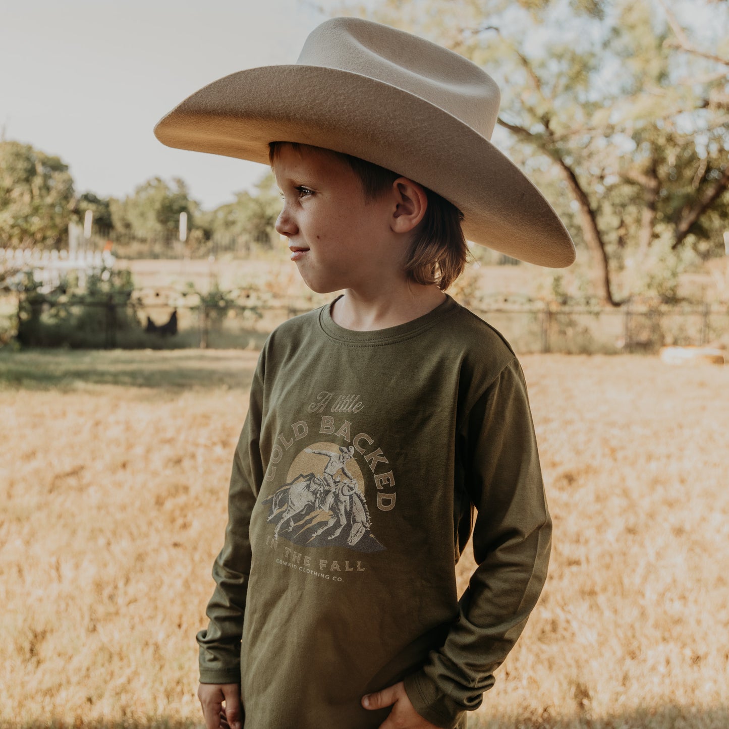 A Little Cold Backed in the Fall Long Sleeve Shirt