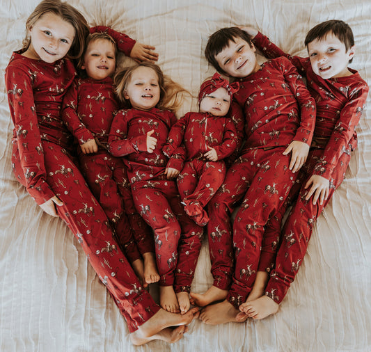 Classic Navy Cowboy Christmas Pajama Set – Cowkid Clothing Company