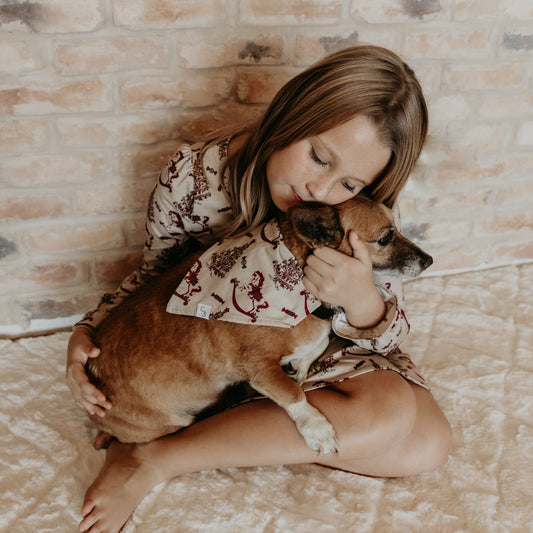Rocking Around the Christmas Tree Adjustable Dog Collar with Bandana