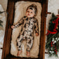 O Holy Night Christmas Folding Feet Jammies