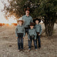 Mistletoe Long Sleeve Pearl Snap (Toddler-Adult)