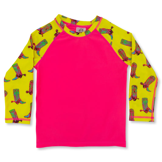 NEON Boots Rash Guard Shirt (infant-youth)