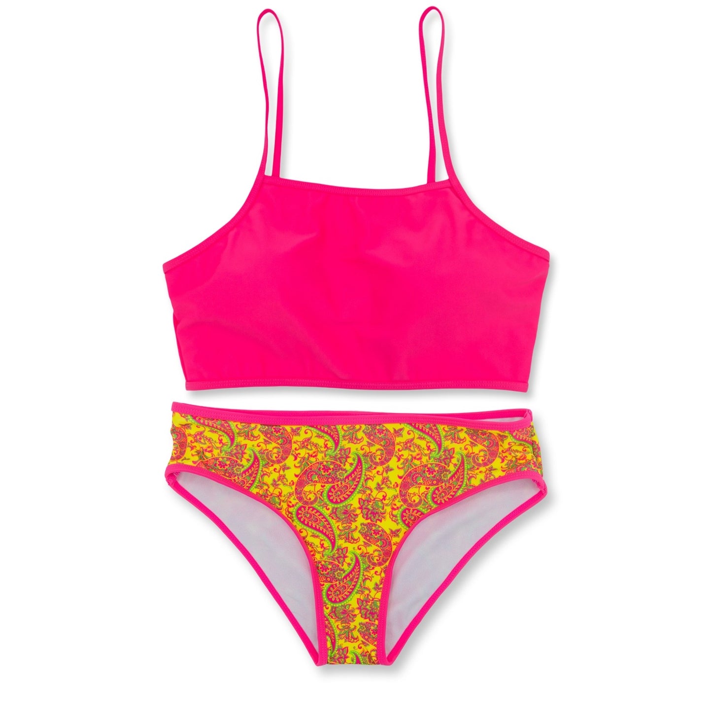 NEON Paisley/Pink Two Piece Women's Swimsuit