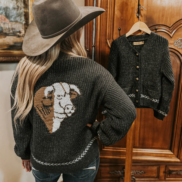 Hereford Knit V-Neck Sweater (infant-adult) – Cowkid Clothing Company