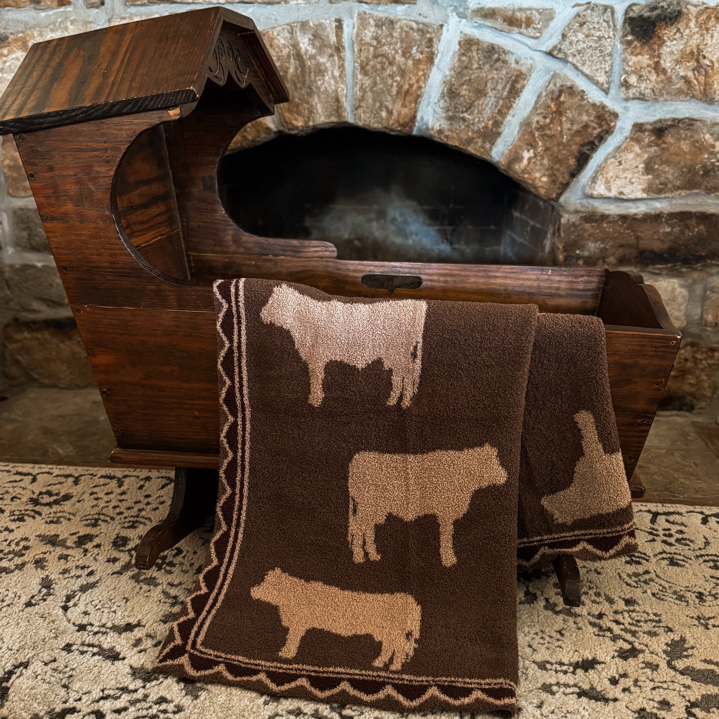 Autumn Pasture Ultra-Soft Plush Baby Blanket