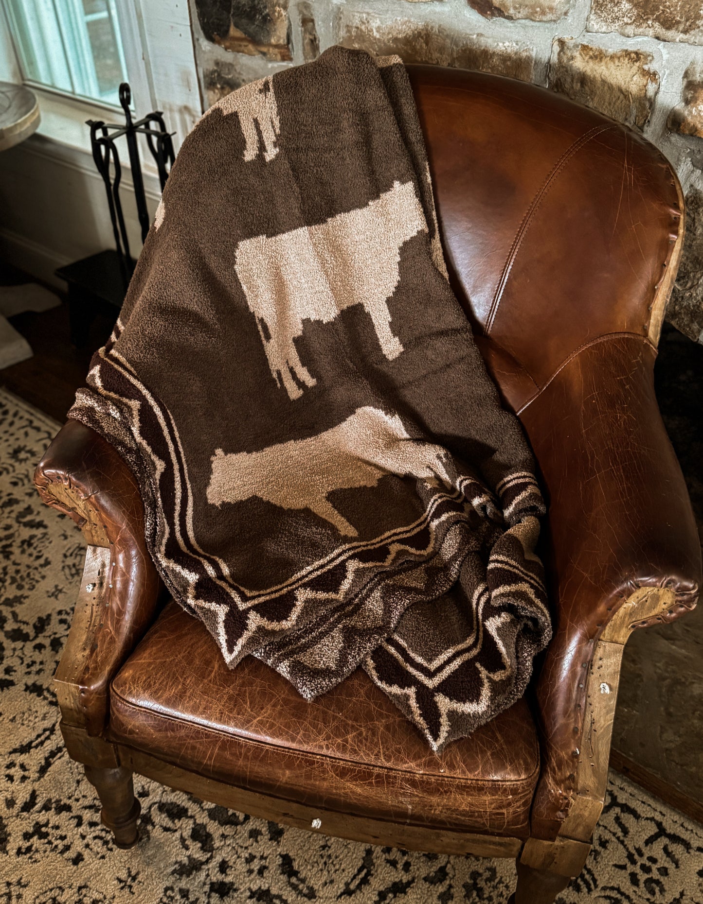 Autumn Pasture Ultra-Soft Plush Oversized Throw Blanket