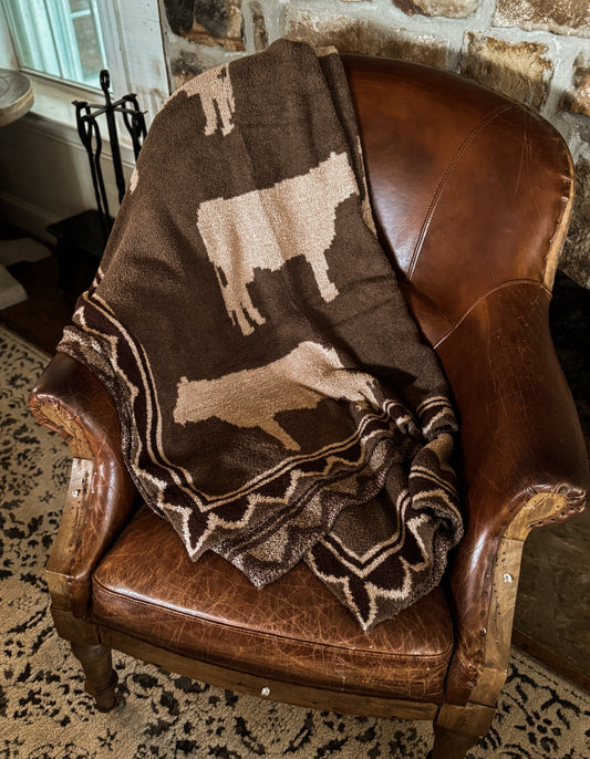 Autumn Pasture Ultra-Soft Plush Oversized Throw Blanket