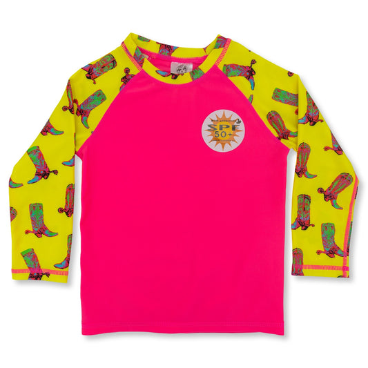 NEON Boots Rash Guard Shirt (infant-youth)