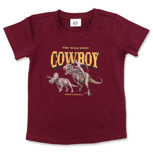 Wild West Cowboy Dino Shirt (Infant-Youth)