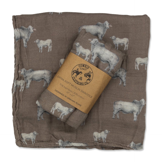 Brahman Bamboo Muslin Swaddle