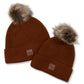 Rust Pom Beanie