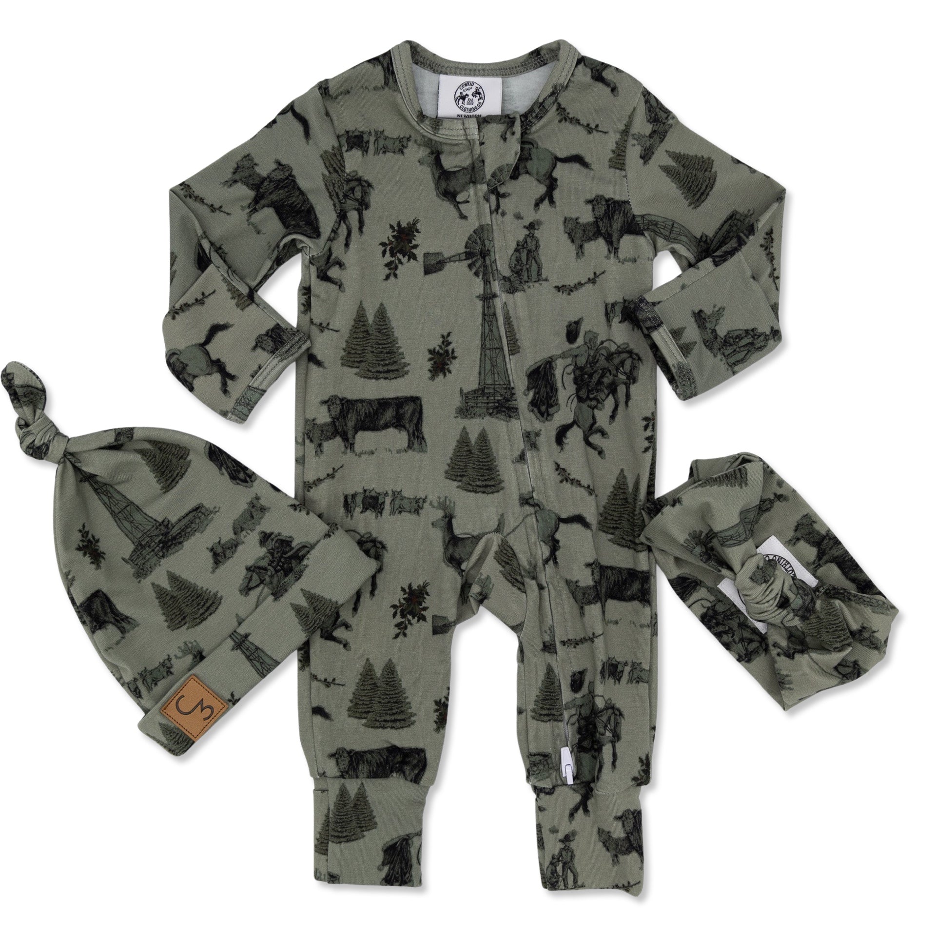 Christmas camo online pajamas