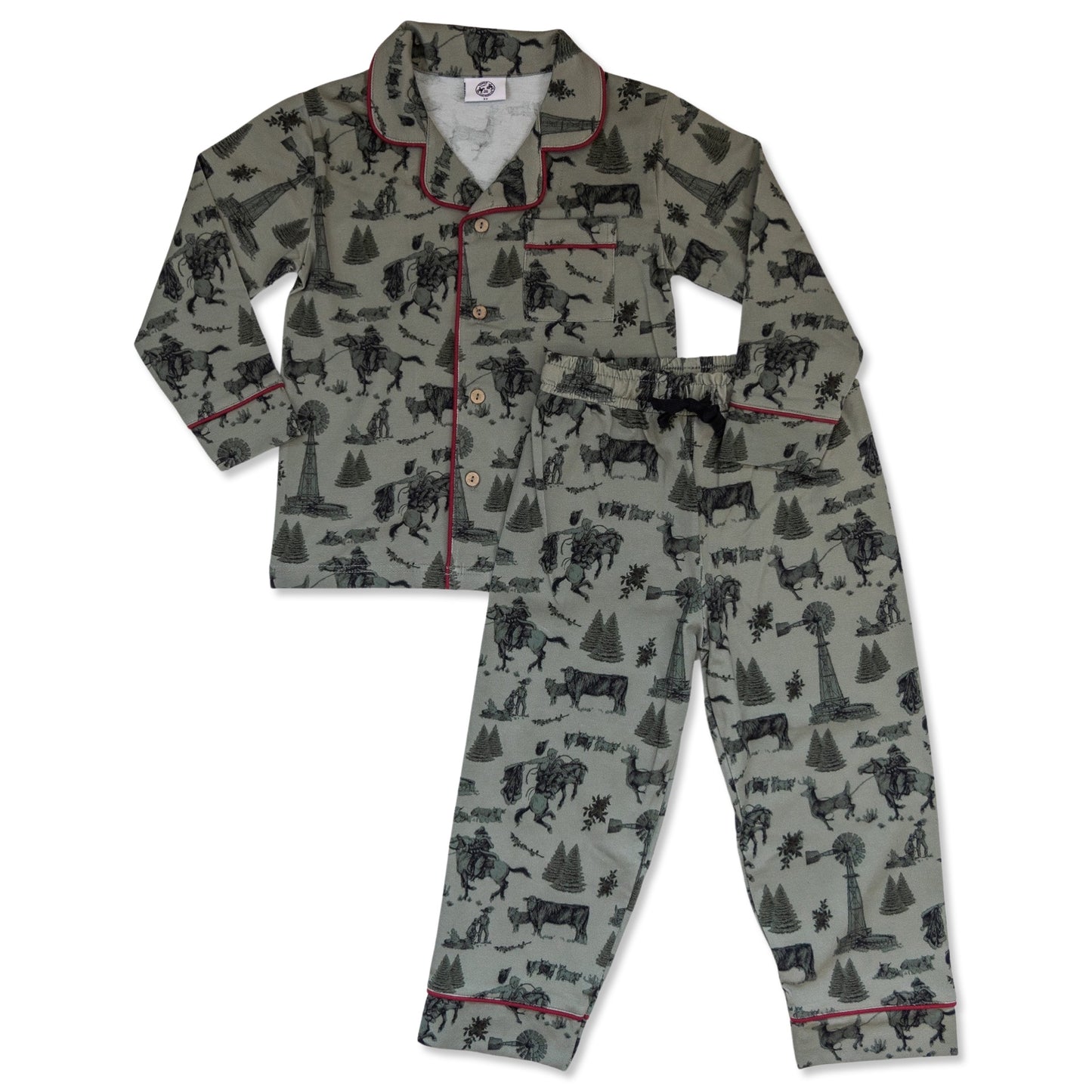 Vintage Plains Christmas Pajama Set